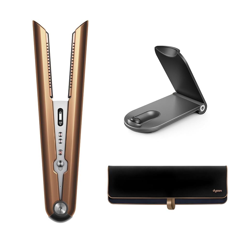 Dyson ダイソン ヘアアイロン Dyson Corrale Dyson Corrale™ ビンカブルー／ロゼ 収納ボックス付き (HS07 VBR BX)